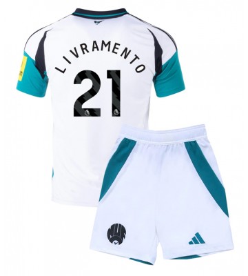 Newcastle United Tino Livramento #21 Tredje Kläder Barn 2024-25 Kortärmad (+ Korta byxor)
